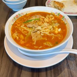 豚辛ラーメン(餃子の王将 京成曳舟駅前店)