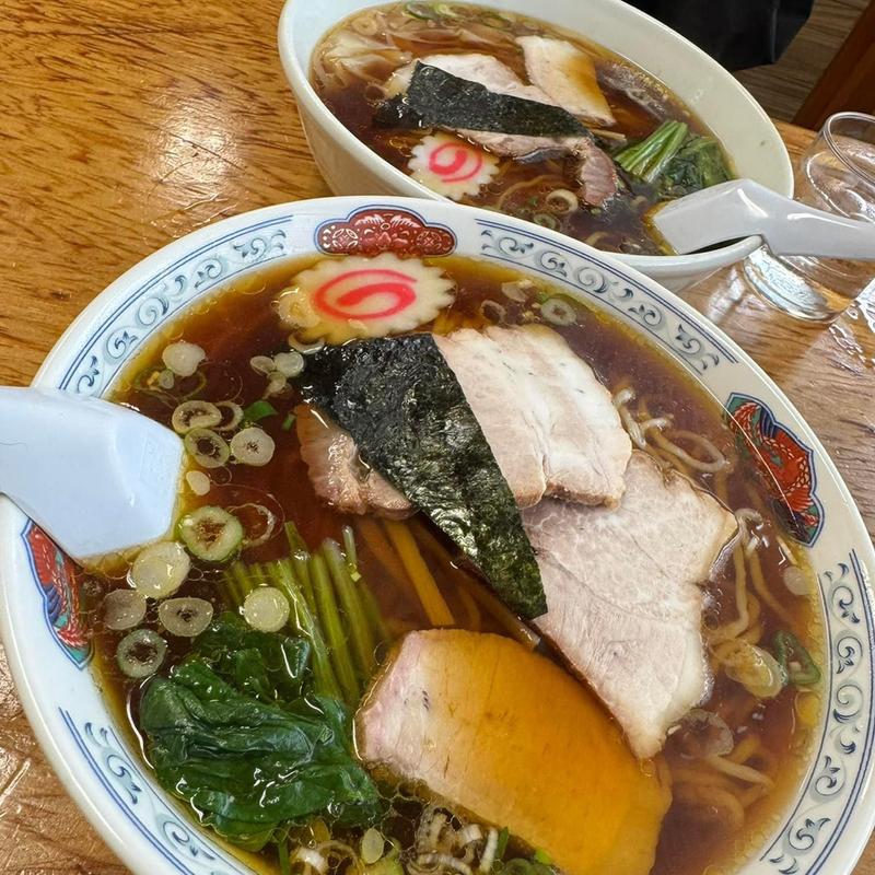 大ラーメン ワンタンメン(手打ラーメン いまの家)