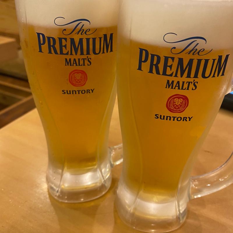 プレモル生(屋台居酒屋 大阪 満マル 弁天町店)