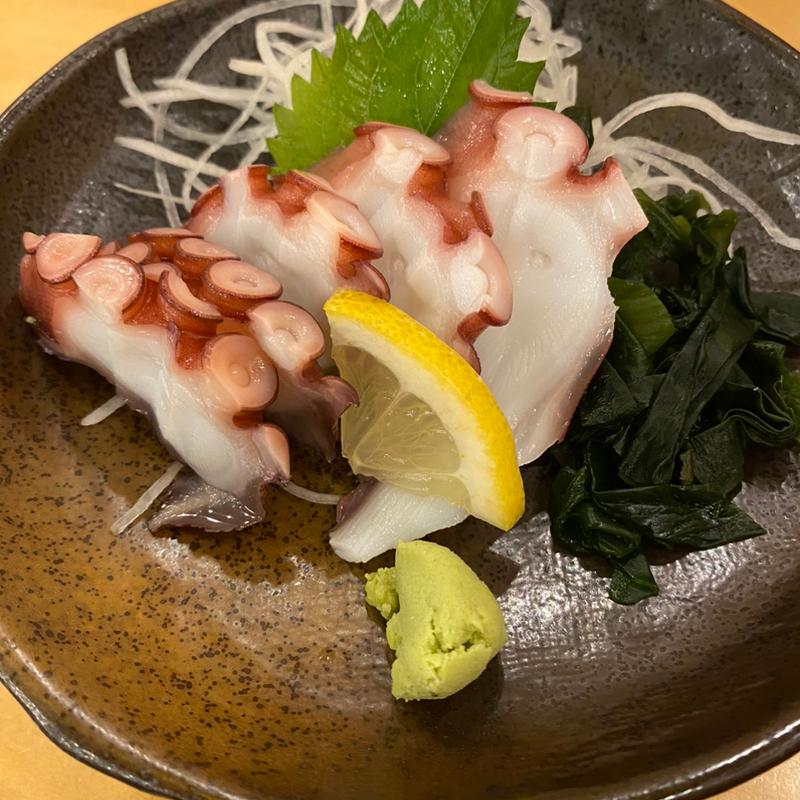 たこ刺身(屋台居酒屋 大阪 満マル 弁天町店)