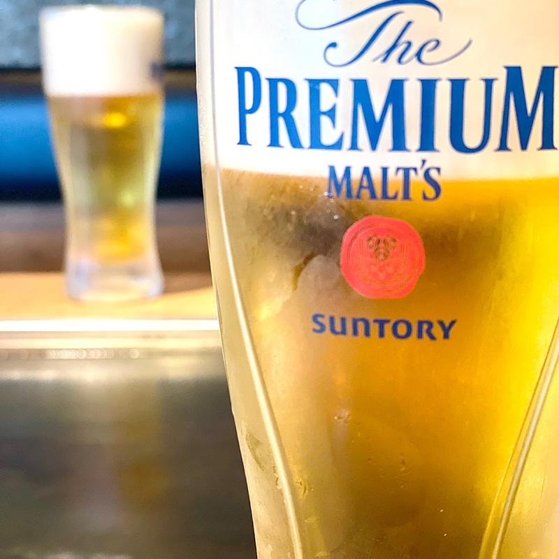 プレミアムモルツ(大衆居酒屋 もんじゃ だしや 蕨店)