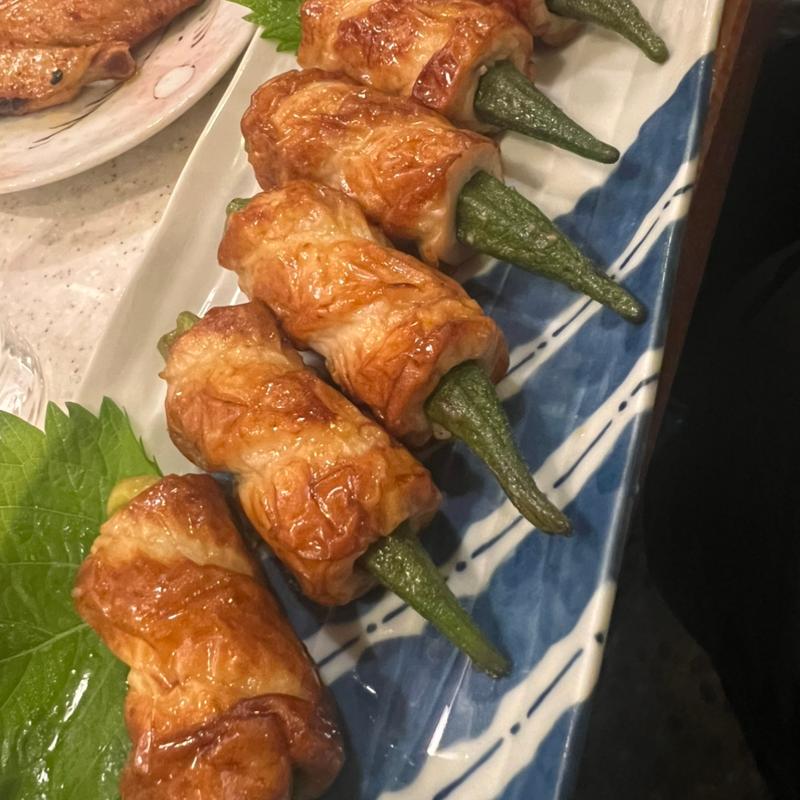 おくらと竹輪の照り焼き(とりさだ)