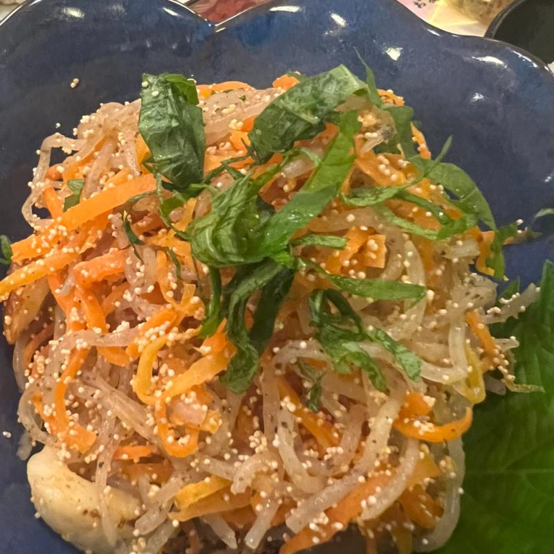 明太と糸こんの人参シリシリ(とりさだ)