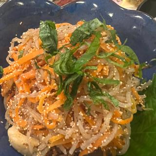 明太と糸こんの人参シリシリ(とりさだ)