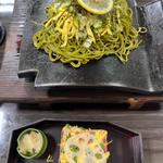 岩国寿司と瓦そばセット