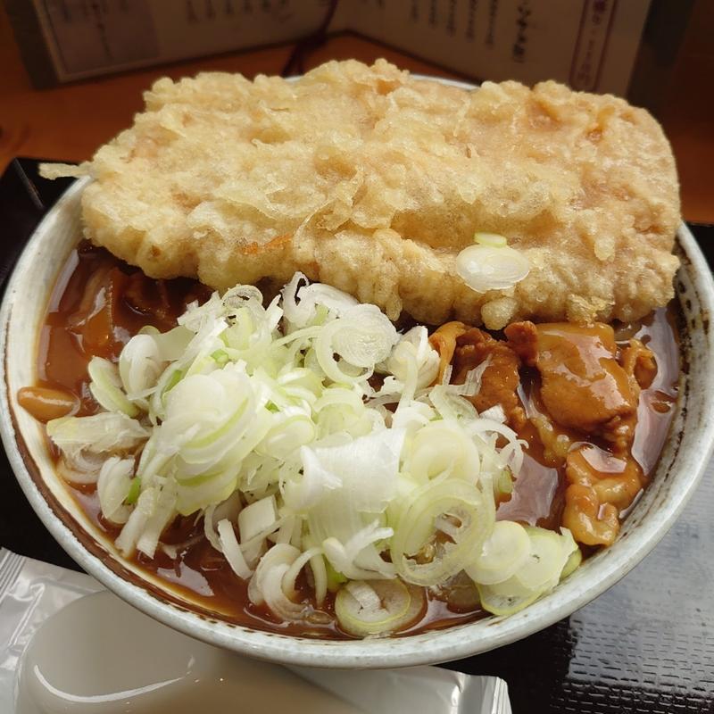 カレーそば＋大盛り＋あげあげ(あんだ堂)