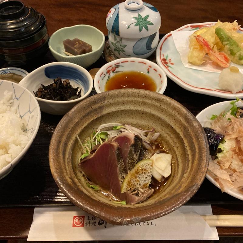 鰹叩き御膳(司 高知本店 （とさりょうり・つかさ）)