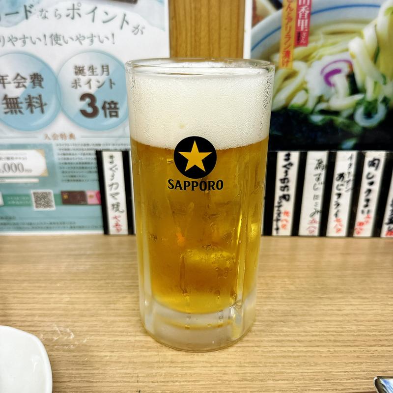 生ビール（中）(大衆割烹 藤八 （たいしゅうかっぽうとうはち）)