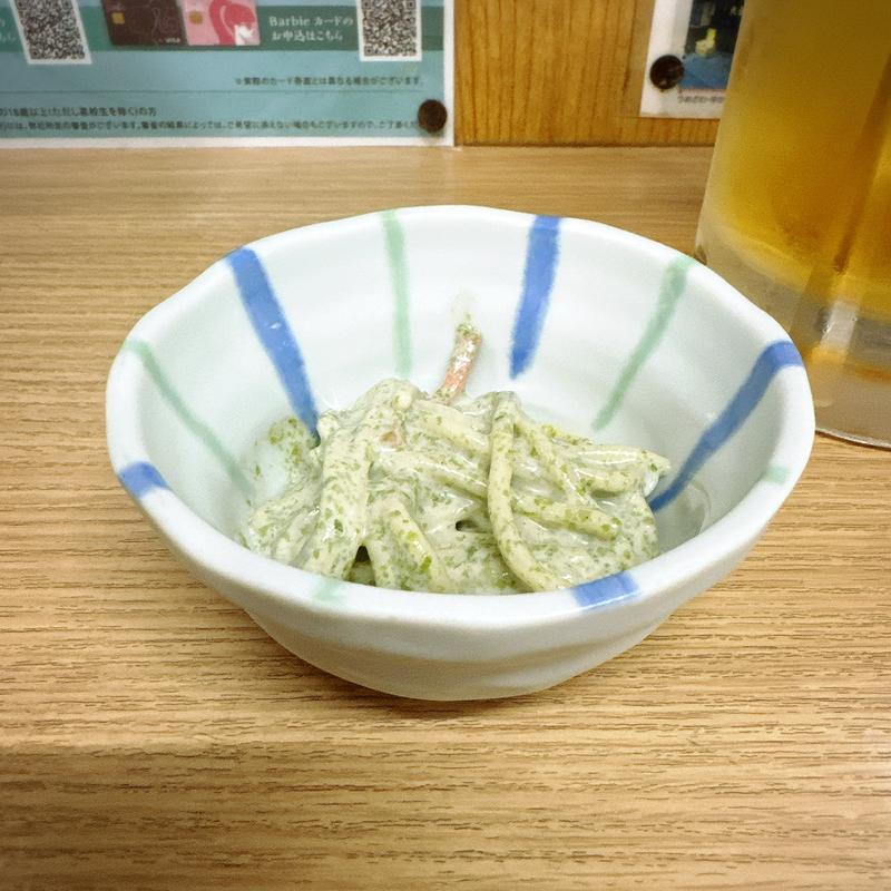 お通し(大衆割烹 藤八 （たいしゅうかっぽうとうはち）)