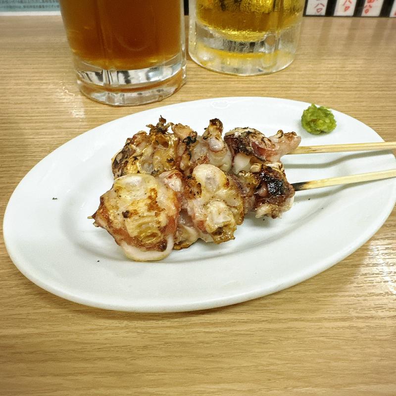 いかの口串焼き(大衆割烹 藤八 （たいしゅうかっぽうとうはち）)