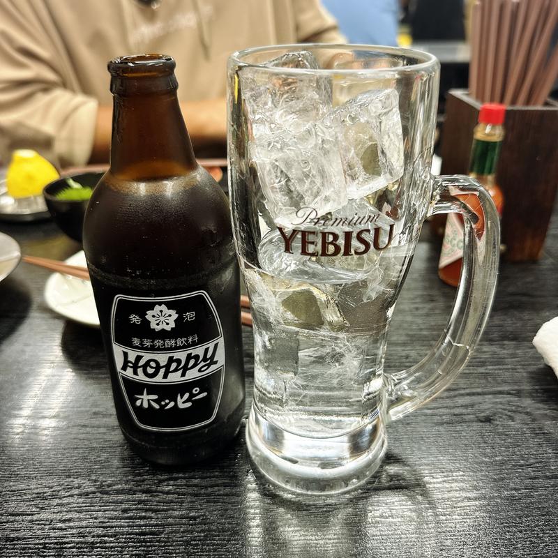 ホッピー黒 酎ハイ(大衆割烹 藤八 （たいしゅうかっぽうとうはち）)