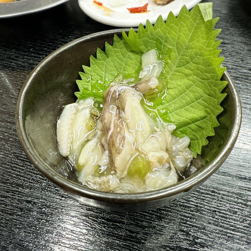 タコわさび(大衆割烹 藤八 （たいしゅうかっぽうとうはち）)