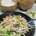 野菜炒め定食(とんかつ丸正)