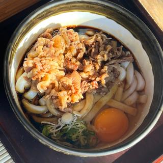 松阪牛肉伊勢うどん＋生卵
