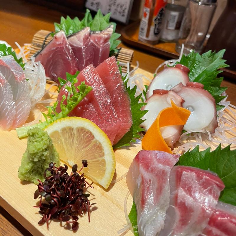 刺身5点盛り(一番鶏 上尾駅前店)