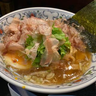 煮干しラーメン(ごはん付)(にぼらや 西銀座通り店 )