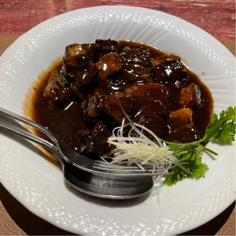 黒酢酢豚(蘭蘭酒家)