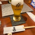 生ビール🍺(焼酎bar 甚 japanese spirits & japanesewhisky)
