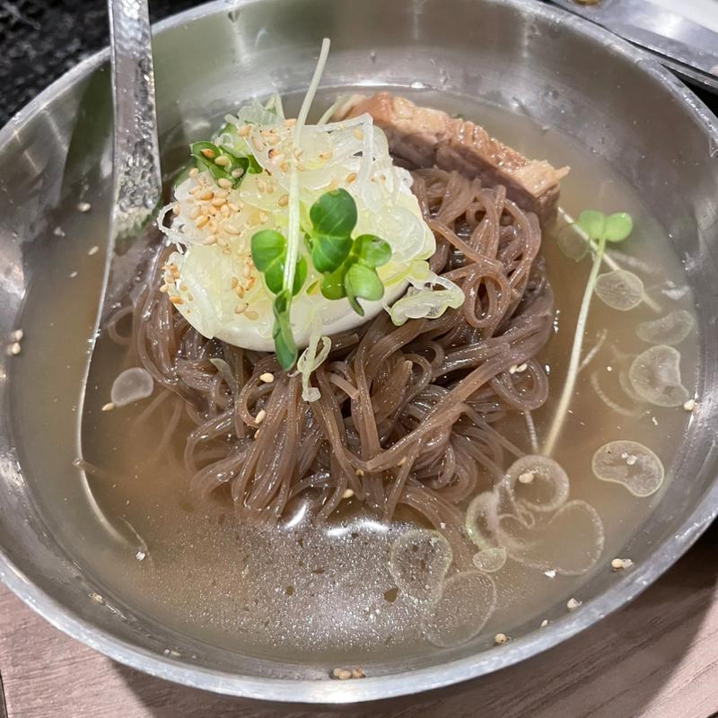 蕎麦冷麺(熟達焼肉 あだん)