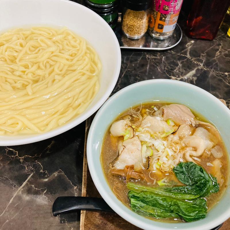 熱盛煮干しつけそば(群青 )