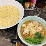 熱盛煮干しつけそば(群青)