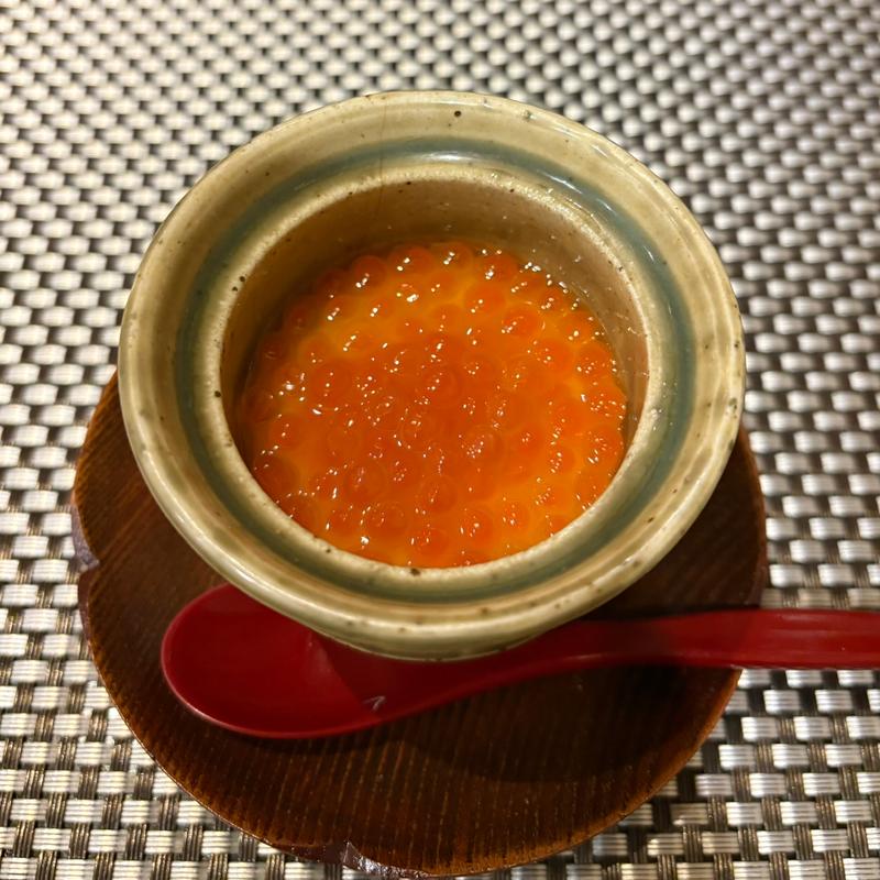 いくら茶碗蒸し(鮨うめざわ)