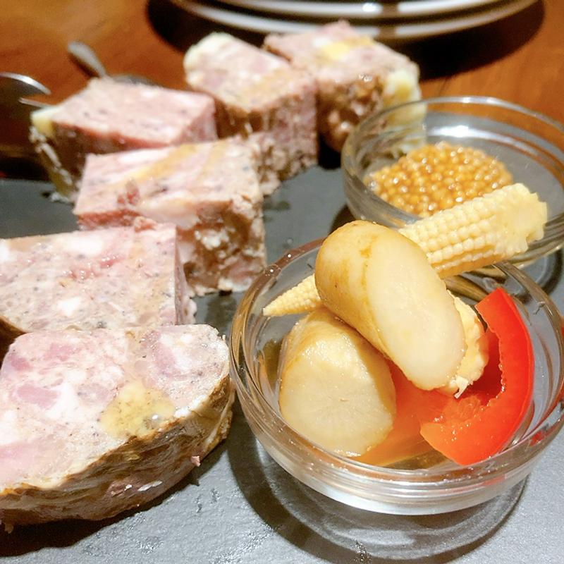 スペイン産栗豚のパテドカンパーニュ(RINDA bar de es panola)