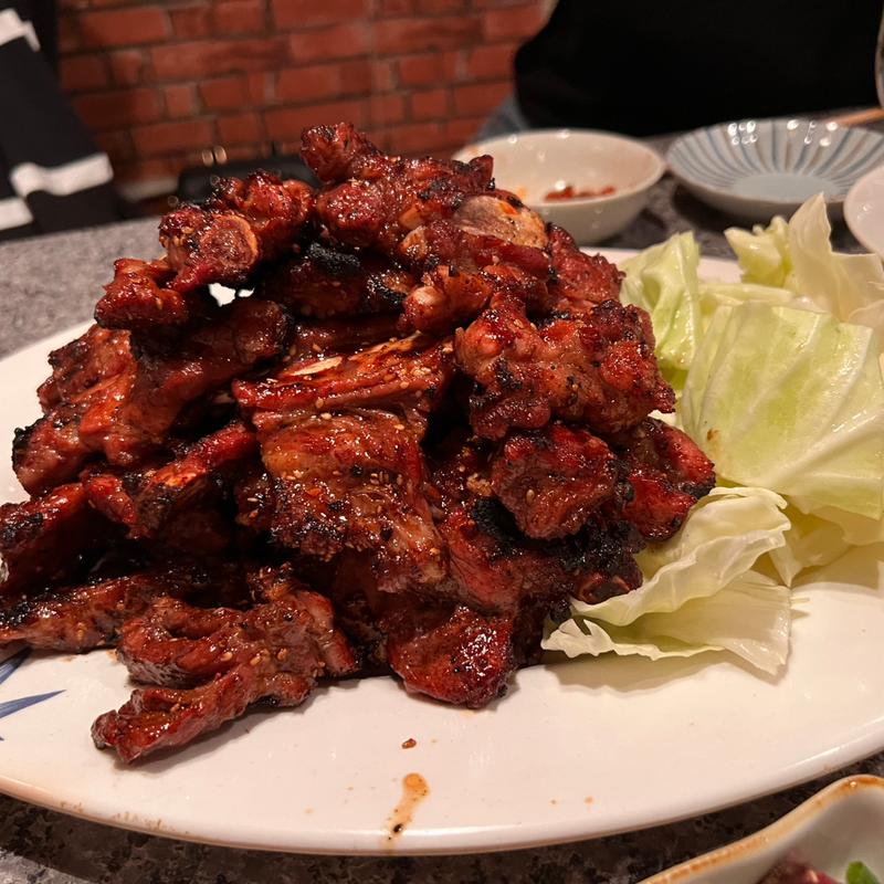 骨付きカルビ(焼肉のひがし田 本店)