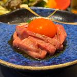 特上トロタンのユッケ
