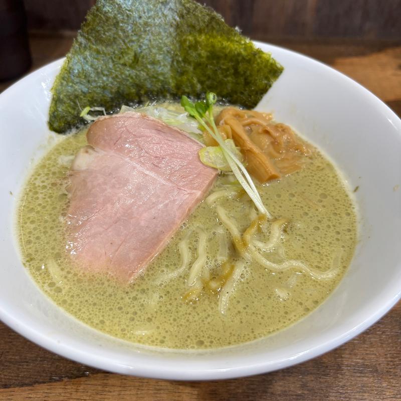 超牡蠣塩ラーメン(貝ガラ屋 町田)