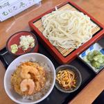 うどん定食(ミニかき揚げ丼)(むじな庵本店)