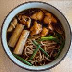 鶏南蛮そば(万葉庵)