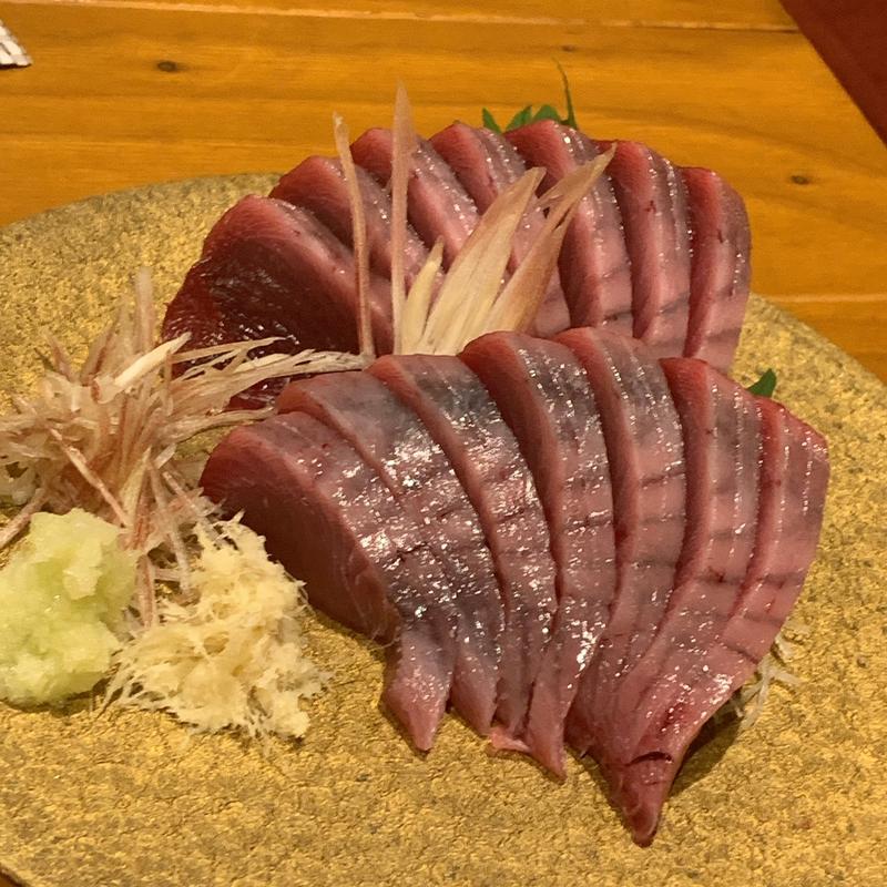 戻りがつお刺(福幸酒場おだづまっこ)