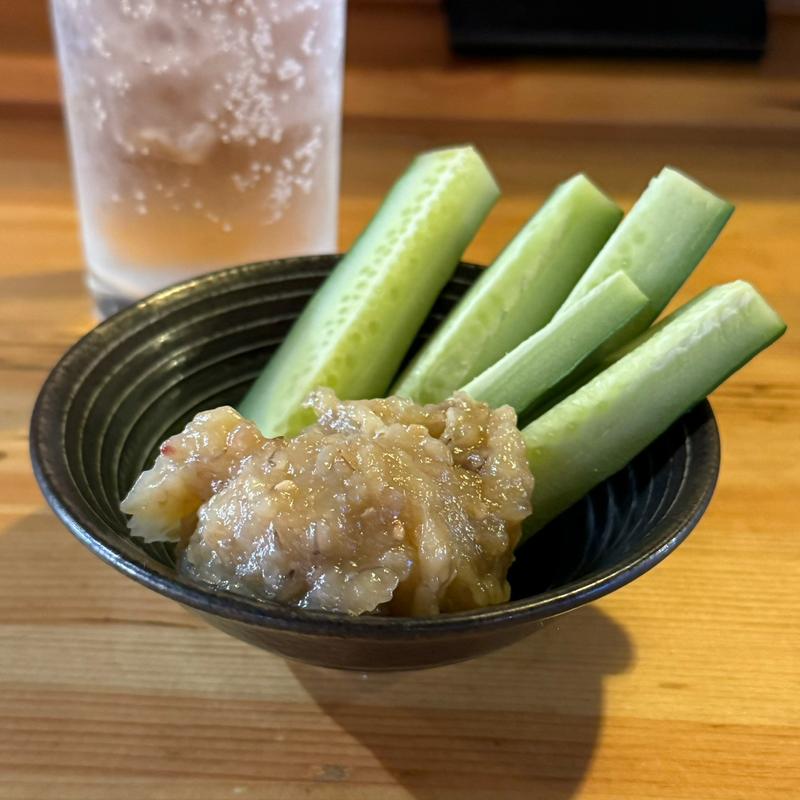 お通し(鹿児島料理　溶岩焼てげ)