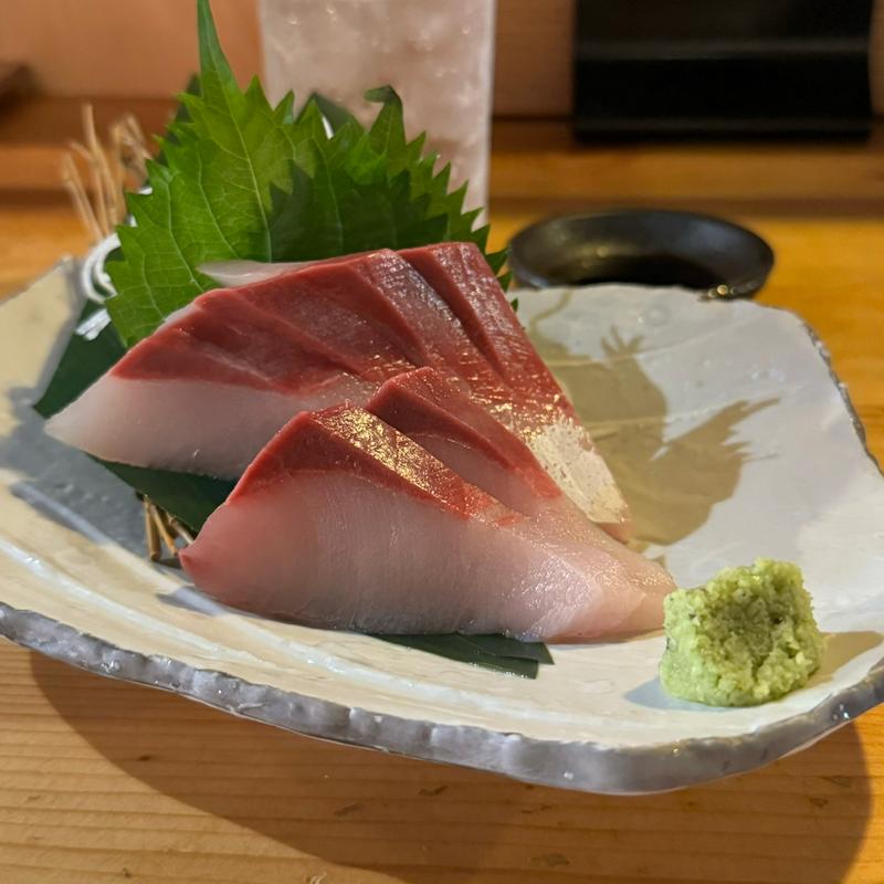 茶ぶりの刺身(鹿児島料理　溶岩焼てげ)