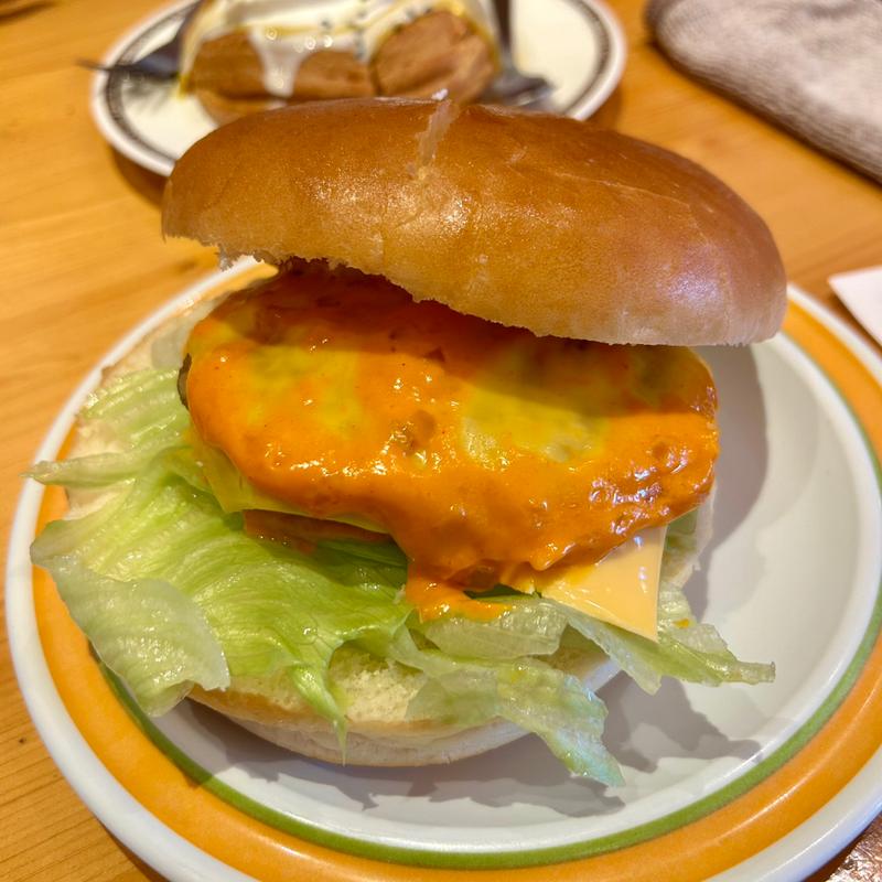 お月見フルムーンバーガー(コメダ珈琲店 津田沼店)