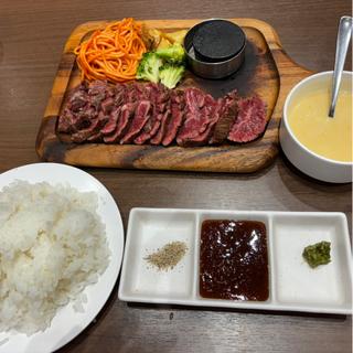 赤身ステーキ(わんぱくウエスタン＆天ぷら天神 西尾店)