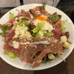 生ハム温玉シーザーサラダ