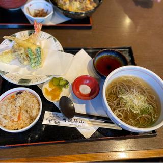 天ぷらそば定食