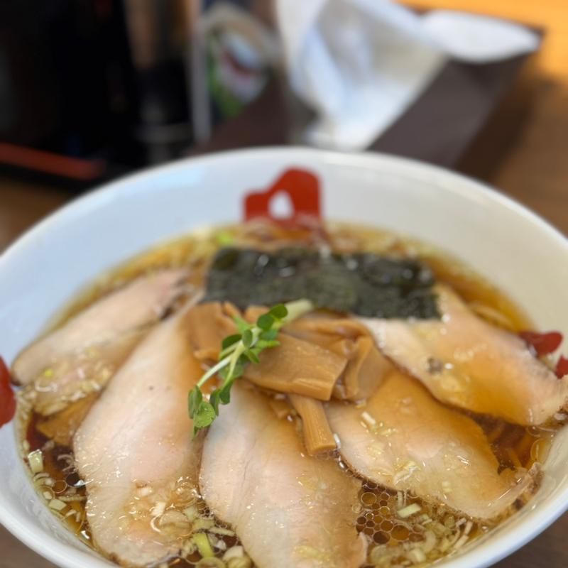 チャーシュー麺(醤油　バラ肉)(支那そば やまき)