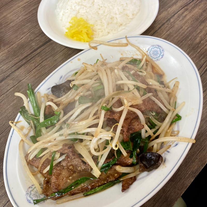 レバニラ定食半ラーメンセット(ぞのちゃん)