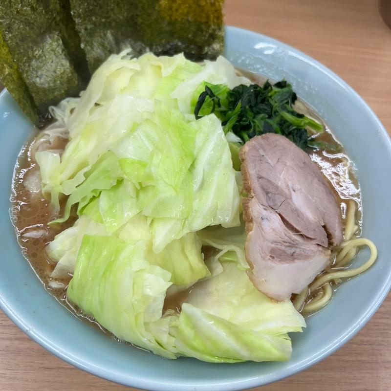 キャベツラーメン　中(横浜らーめん 武蔵家 日吉店)