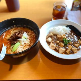 坦々麺＋麻婆丼