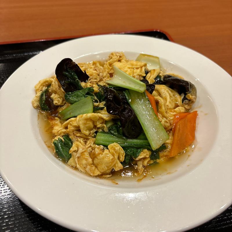 木耳と玉子炒め(華心苑 新宿センタービル店)