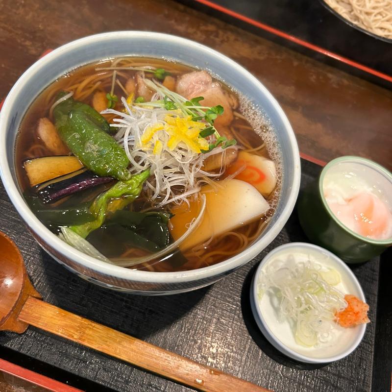 肉南蛮そば(手打ちそば 藪 )