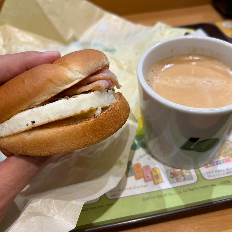 ベーコンエッグ　ドリンクセットS(ロッテリア 宇都宮駅ビルパセオ店 )