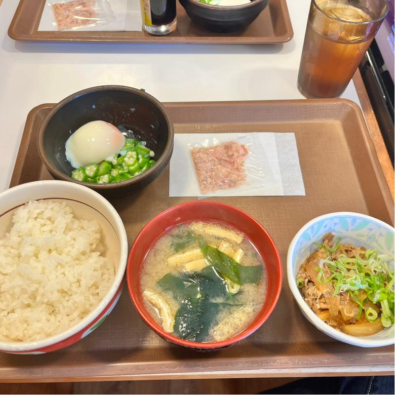 牛まぜのっけ朝食(すき家 4号宇都宮今泉店 )