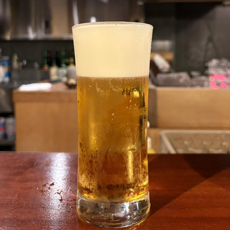 生ビール(居酒屋 入船町 火吹男)