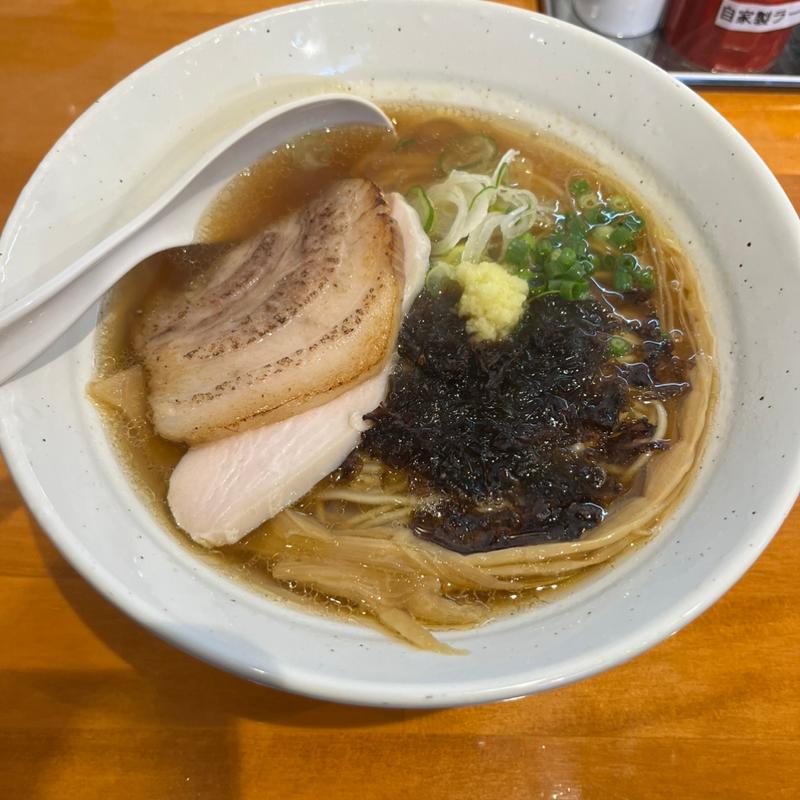 限定　焼鯛と豚骨の青湯仕立て(とも笑)