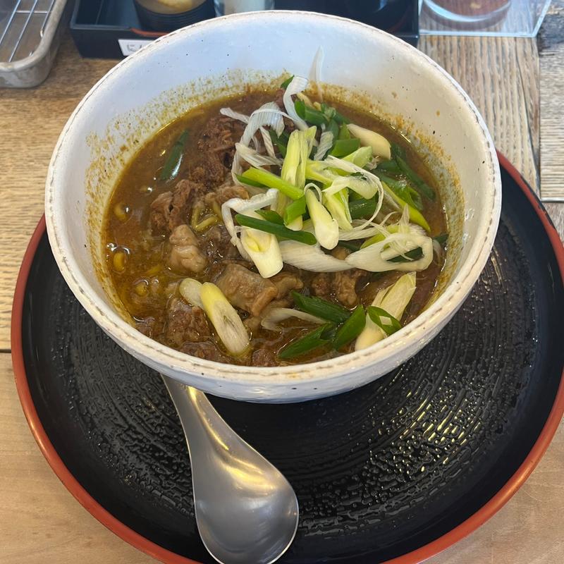 牛すじ夢カレーラーメン(らーめん夢屋台 西宮店)